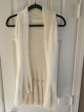 Cozy Cream Fuzzy Knit Cardigan